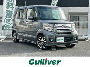 ホンダ Ｎ ＢＯＸ カスタム G ターボパッケージ 1オナ社ナビFMAMフルTVBカメ両Pスラ禁煙車