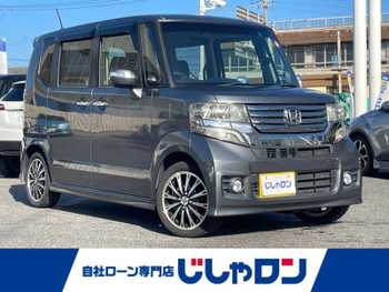 ホンダ Ｎ ＢＯＸ カスタム G ターボパッケージ 1オナ社ナビFMAMフルTVBカメ両Pスラ禁煙車