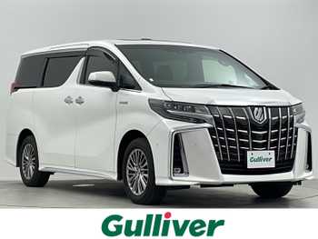 トヨタ アルファードハイブリット エグゼクティブ ラウンジ S ワンオーナー JBL ツインルーフ 全方位 BSM