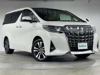 トヨタ アルファードハイブリット X 社外11型ナビ 社外後席M S/Rカメラ TSS LED