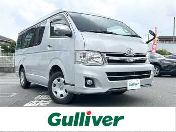 トヨタ ハイエース GL ロング サイドオーニング 12インチ後席モニタ 100V