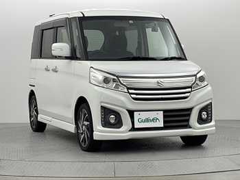 スズキ スペーシア カスタム XS 純正ナビ 禁煙車 フルセグTV ETC