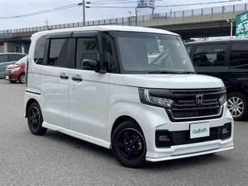 ホンダ Ｎ ＢＯＸ カスタム L 純正8型ナビ TV Bカメラ 無限スポイラー