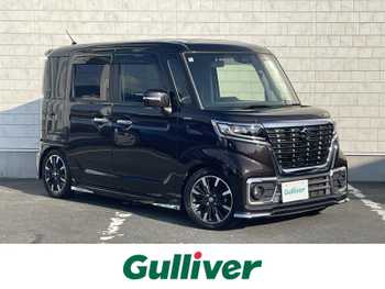 スズキ スペーシア カスタム HYBRID XS ターボ 1オーナーTANABE車高調 全方位 フルセグTV
