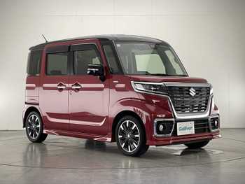 スズキ スペーシア カスタム HYBRID XS ターボ 禁煙車 純正8型ナビTV 両側電動スライド