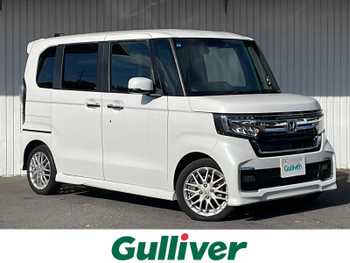 ホンダ Ｎ ＢＯＸ カスタム L ターボ ギャザーズナビTV Bカメラ ETC 両側Pスラ