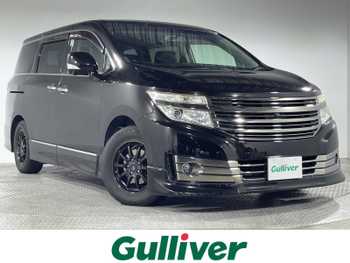 日産 エルグランド ライダー ブラックライン 4WD 両側電動 天井モニター  オットマン