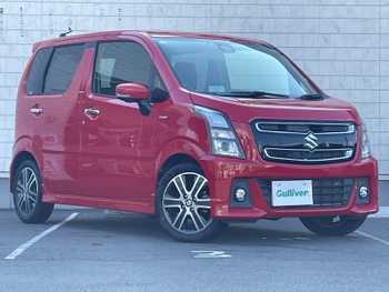 スズキ ワゴンＲ スティングレー HYBRID T 禁煙車 純正8型ナビ 全方位カメラ ETC