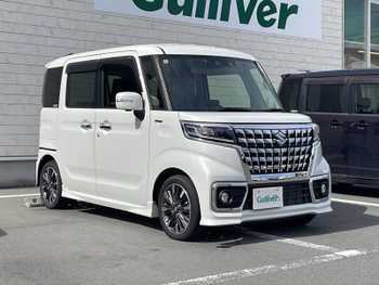 スズキ スペーシア カスタム HYBRID XS 全周囲カメラ　純正9インチナビ　地デジTV