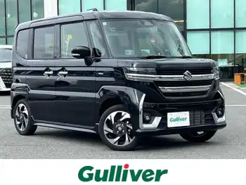 スズキ スペーシア カスタム HYBRID XS 純正9インチナビ クルコン 全方位 両側PS