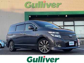 日産 エルグランド 250HWS アーバンクロム ブラックレザー 純正ナビ Bカメラ 後席モニター BT