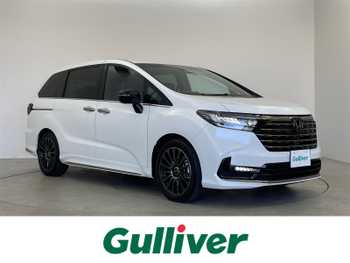 ホンダ オデッセイ ハイブリッド e:HEVアブソルート EXブラックED 純正11.4型ナビ 15.6型後席M 全方位 黒革