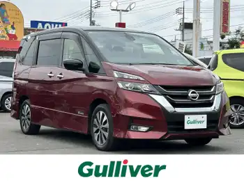 日産 セレナ ハイウェイスター 純正9型ナビ 後席モニター 両側PS 全方位