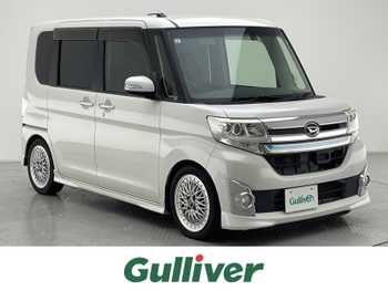 ダイハツ タント カスタム RS トップED SA 純ナビ 両側パワスラ Bカメラ ハーフレザー