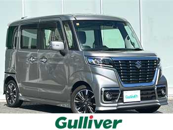 スズキ スペーシア カスタム HYBRID XS 社外ナビ Bカメラ 前後ドラレコ パワスラ