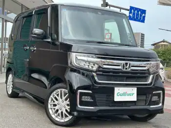 ホンダ Ｎ ＢＯＸ カスタム L ターボ 純正8インチSDナビ Bカメラ 両側パワスラ