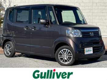 ホンダ Ｎ ＢＯＸ G Lパッケージ 禁煙 4WD 社外メモリナビ スペアキー ETC
