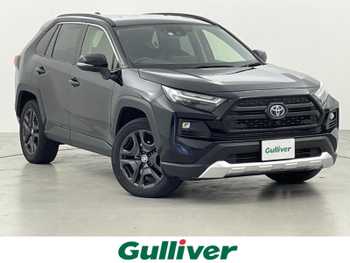 トヨタ ＲＡＶ４ ハイブリッド アドベンチャー 純正9型DA バックカメラ ルーフレール ETC