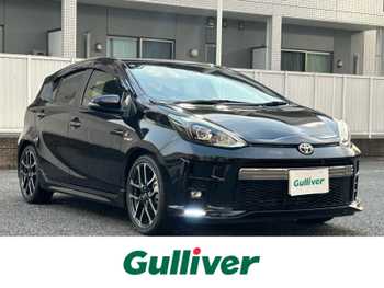 トヨタ アクア G GRスポーツ 17インチPKG SDナビ PCS LDA Bカメラ ハーフレザー ETC