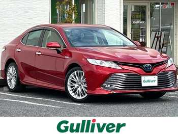 トヨタ カムリ G レザーパッケージ ナビ　Bカメラ　革　JBL　電動シートヒータ