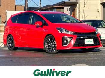 トヨタ プリウス α S ツーリングセレクション G’s 9型ナビ/Bカメラ/後席モニター/Subウ-ファ-