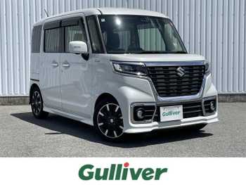 スズキ スペーシア カスタム HYBRID XS ターボ 純8型ナビ/TV 全周位カメラ 衝突軽減B