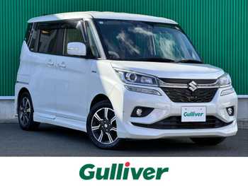スズキ ソリオ バンディット HV MV 全周囲カメラ 8型ナビ 電動スライド ETC
