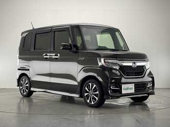 ホンダ Ｎ ＢＯＸ カスタム G L 禁煙車 社外ナビTV 左側電動スライドドア