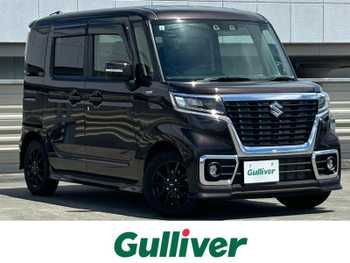 スズキ スペーシア カスタム HYBRID GS 純正8型ナビ TV 電動スライドドア 暖シート
