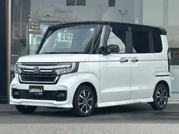 ホンダ Ｎ ＢＯＸ カスタム L 衝突軽B ACC LKA BT 本革 シートヒーター