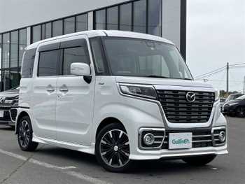 マツダ フレアワゴン カスタムスタイル ハイブリッド XS 外ナビ地デジ 両パワスラ Bカメラ 衝突軽減