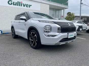 三菱 アウトランダー ＰＨＥＶ P 黒革 Mパイロット 全方位カメラ