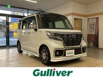 マツダ フレアワゴン カスタムスタイル ハイブリッド XT 純正ナビTV バックカメラ ドラレコ