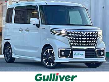 スズキ スペーシア カスタム HYBRID XS ターボ HUD/全方位/クルコン/ナビ/コーナーセンサ