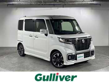 スズキ スペーシア カスタム HYBRID XS 県外仕入 禁煙車 社外ナビ 両側パワ ETC