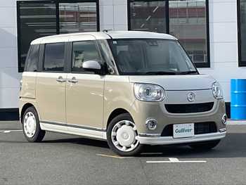 ダイハツ ムーヴ キャンバス G メイクアップ リミテッド　SAⅢ 社外ナビ 両側パワスラ ETC 取説 LEDライト