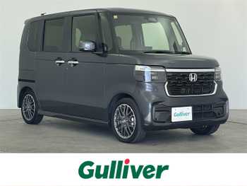 ホンダ Ｎ ＢＯＸ カスタム ターボ 全方位9型ナビ 両側電動 ETC 温シート LED