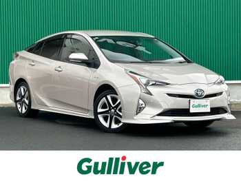 トヨタ プリウス A プレミアム　ツーリングセレ 純正9型ナビ バックカメラ 本革シート BSM