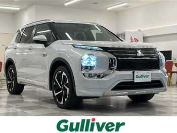 三菱 アウトランダー ＰＨＥＶ G 4WD充電ケーブル付全方位純正ナビTVBT BSM