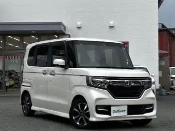 ホンダ Ｎ ＢＯＸ カスタム G L ホンダセンシング 社外メモリナビ/Bカメラ/片側パワスラ/ETC
