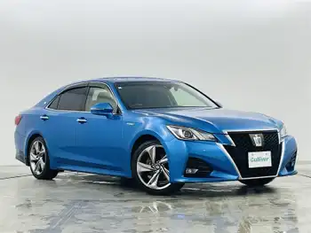 トヨタ クラウン ハイブリッド アスリートS J－フロンティア 純ナビ USB BT 革ステ LED ETC スペアキー