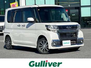 ダイハツ タント カスタム X トップED SAⅡ 社外ナビTV Bカメ 片側PS ハーフレザー