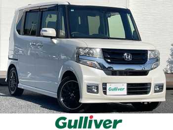 ホンダ Ｎ ＢＯＸ カスタム ターボ SSブラックSパッケージ ナビ TV クルコン ETC 温シート 両側電動