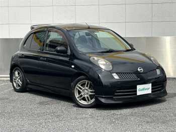 日産 マーチ 12SR 社外SDナビ フルセグTV 純正エアロパーツ