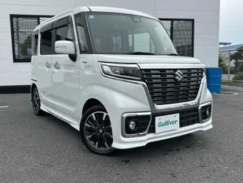 スズキ スペーシア カスタム HYBRID XS 禁煙車 社外ナビ フルセグ Bカメラ ETC