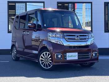 ホンダ Ｎ ＢＯＸ カスタム G ターボ Lパッケージ 禁煙車 純正ナビ Bカメラ 両側電動ドア