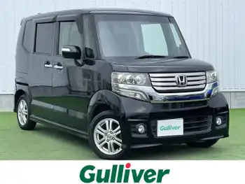 ホンダ Ｎ ＢＯＸ カスタム G Lパッケージ 禁煙車 純正ナビ 片側パワスラ 純正アルミ