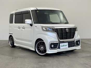 スズキ スペーシア カスタム HYBRID XS ターボ 純正8型ナビ 全方位カメラ 衝突軽減 ETC