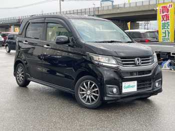 ホンダ Ｎ ＷＧＮ カスタム G 純正ナビ　TV　Bカメラ　HID　ETC　AW
