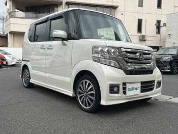 ホンダ Ｎ ＢＯＸ カスタム G ターボ Lパッケージ 社外ナビ 衝突軽減 両側Pスラドア ドラレコ